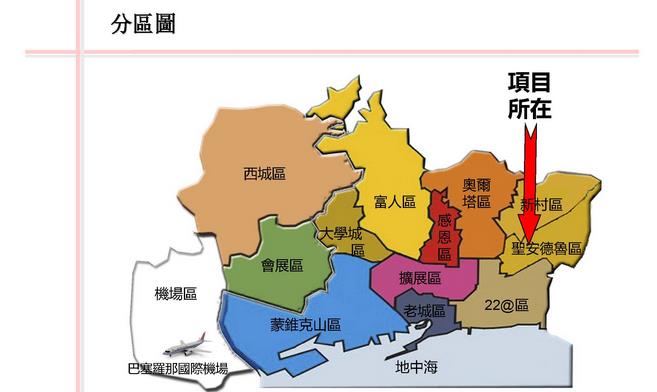 圣安德鲁公寓分区图